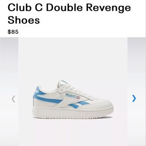Reebok club c revenge platform sneakers, NWT